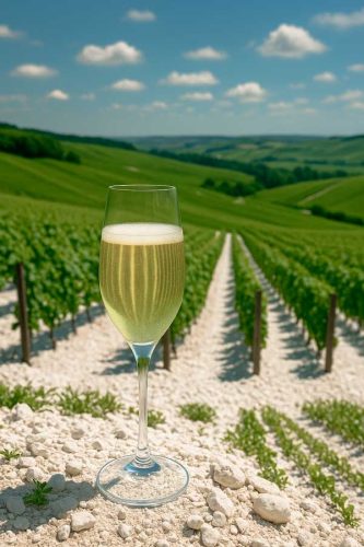Champagne vineyard